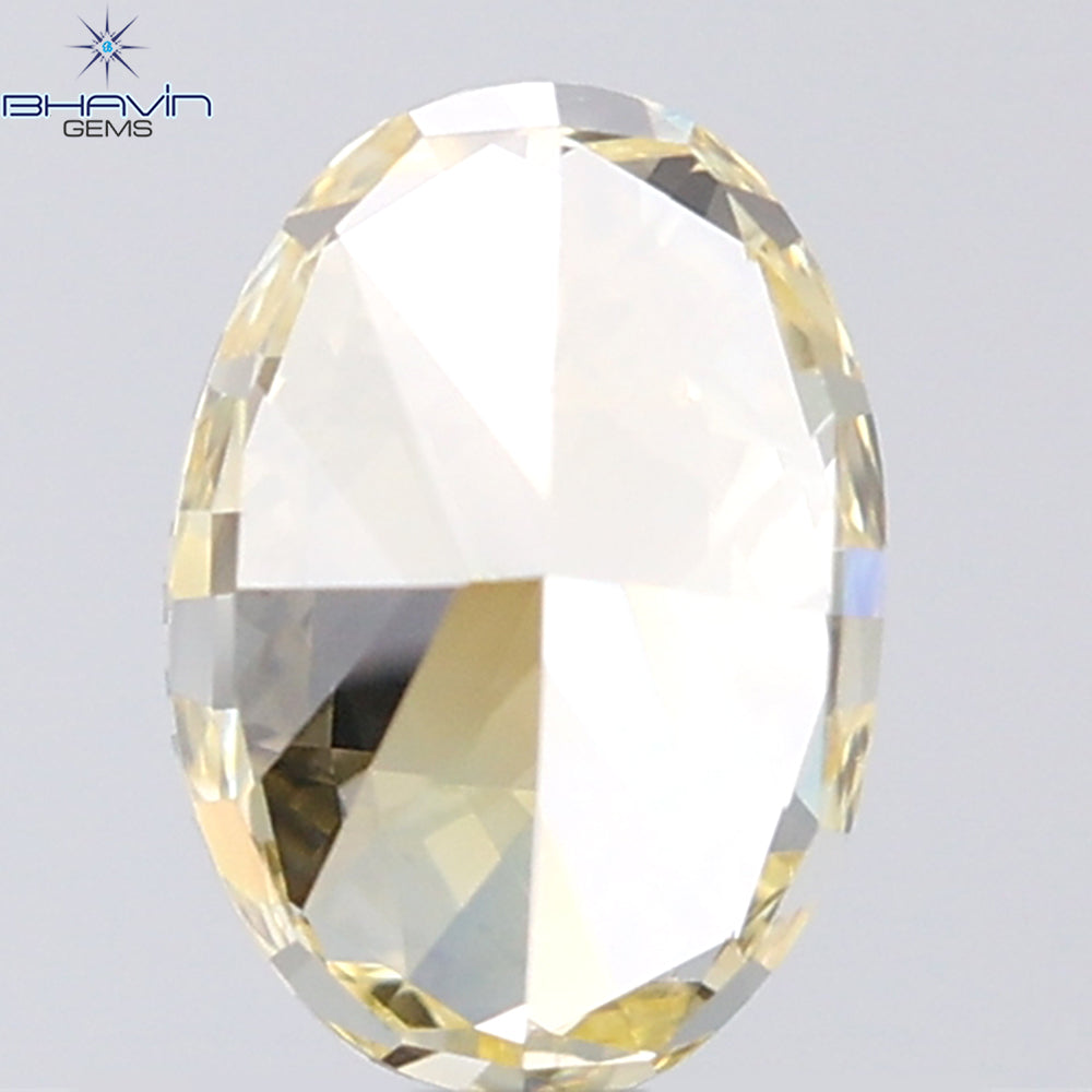 1.01 CT Oval Shape Natural Diamond Orange Color VS2 Clarity (7.11 MM)