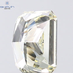 0.70 CT Radiant Shape Natural Diamond Yellow Color VVS1 Clarity (5.40 MM)