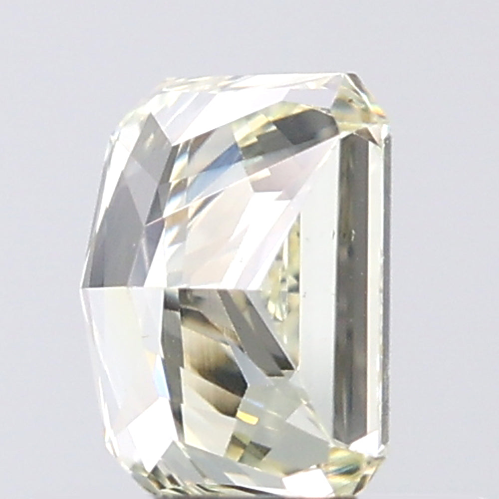 0.70 CT Radiant Shape Natural Diamond Yellow Color VVS1 Clarity (5.40 MM)