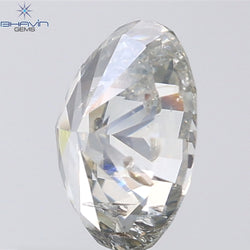 1.06 CT Oval Shape Natural Diamond Grey Color I1 Clarity (7.49 MM)