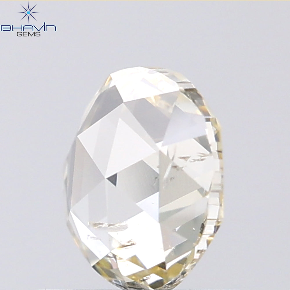 0.18 CT ラウンド ローズ カット シェイプ 天然ダイヤモンド ピンク色 I2 クラリティ (3.86 MM)