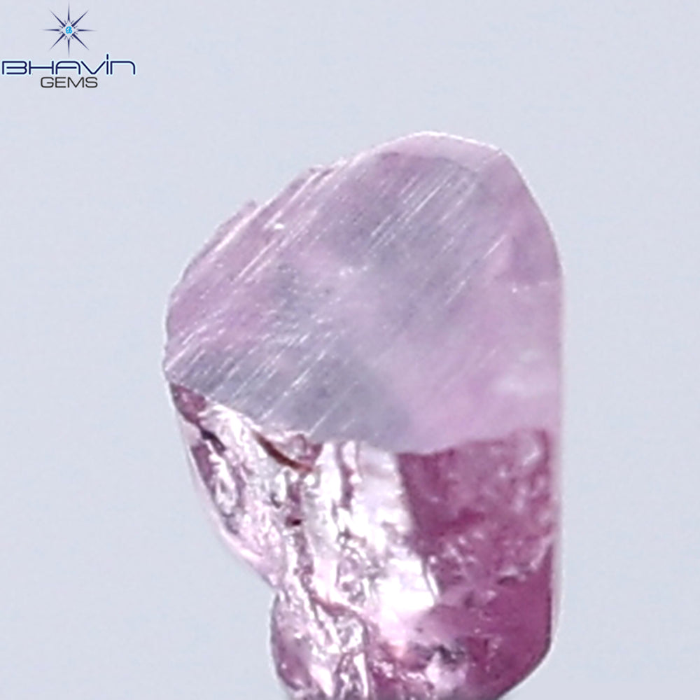 0.05 CT Rough Shape Natural Diamond Pink (Argyle) Color SI1 Clarity (2.88 MM)