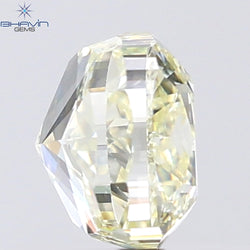 0.90 CT Cushion Shape Natural Diamond Yellow Color VS2 Clarity (5.07 MM)
