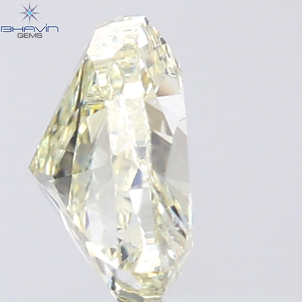 1.02 CT Heart Shape Natural Diamond Yellow Color SI1 Clarity (6.43 MM)