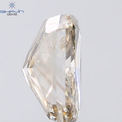 1.04 CT Radiant Shape Natural Diamond Brown Color I1 Clarity (6.39 MM)