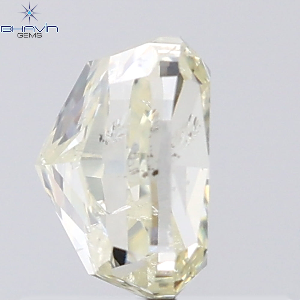 1.01 CT Cushion Shape Natural Diamond Yellow Color I1 Clarity (5.66 MM)