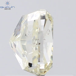 1.01 CT Cushion Shape Natural Diamond Yellow Color I1 Clarity (5.66 MM)