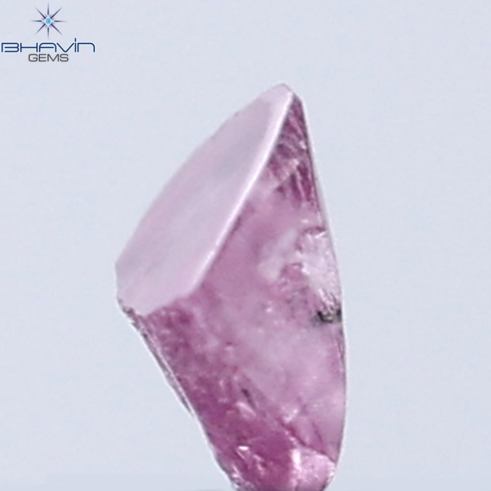 0.05 CT Rough Shape Natural Diamond Pink (Argyle) Color SI1 Clarity (2.88 MM)
