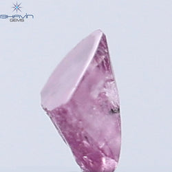 0.05 CT Rough Shape Natural Diamond Pink (Argyle) Color SI1 Clarity (2.88 MM)