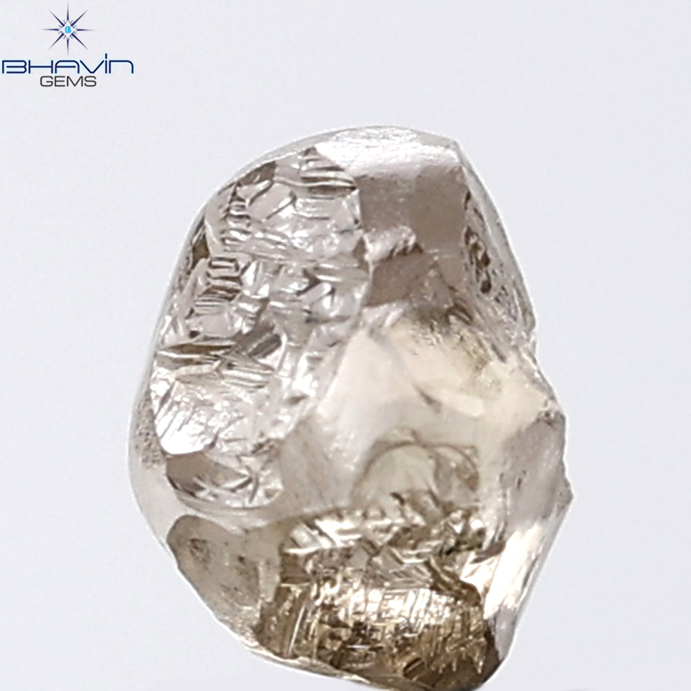 0.90 CT ラフ シェイプ ナチュラル ダイヤモンド ホワイト カラー VS1 クラリティ (5.95 MM)