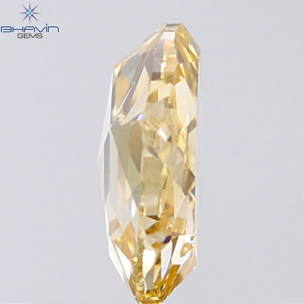 0.93 CT Round Rose Cut Natural Diamond Orange Color SI2 Clarity (6.43 MM)