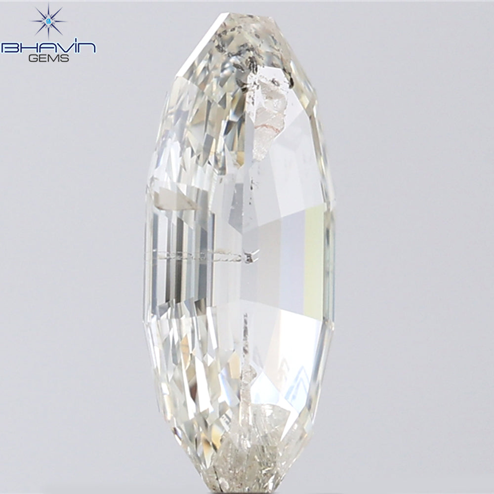 2.20 CT Oval Shape Natural Diamond White Color I2 Clarity (12.30 MM)