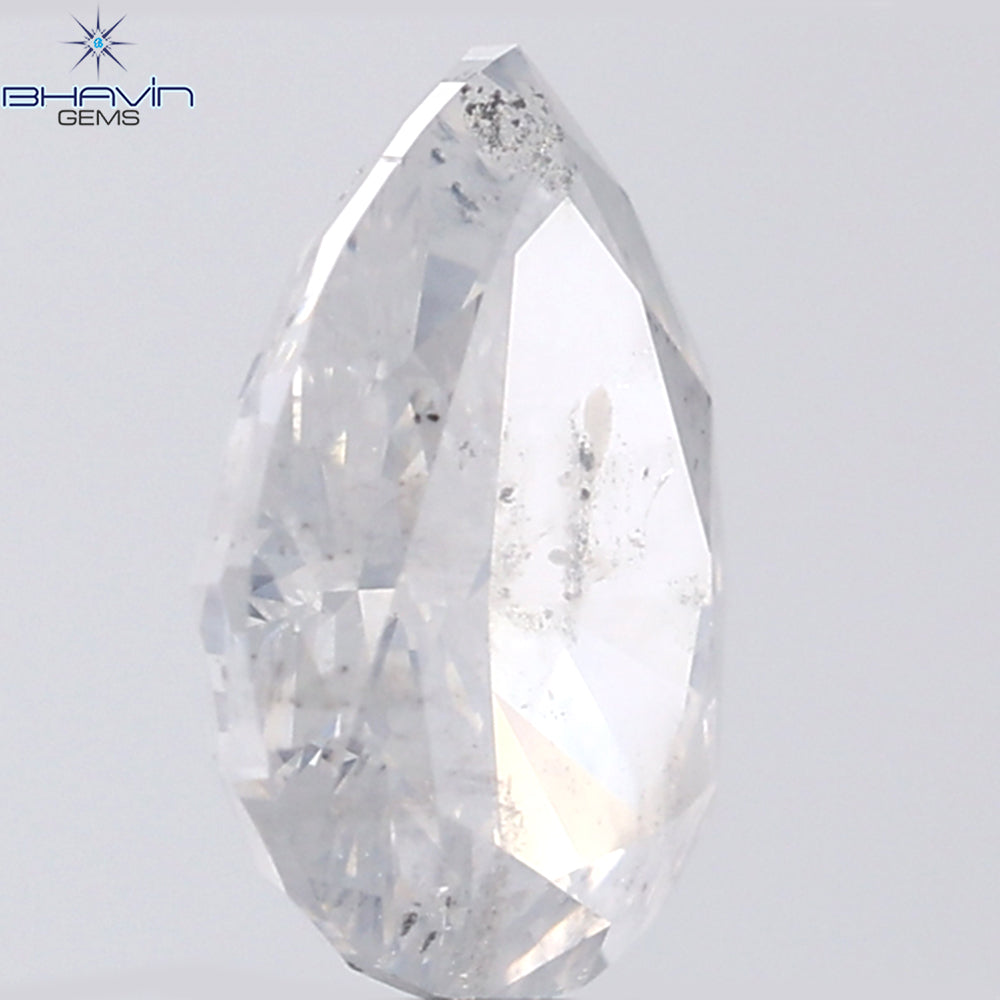 1.58 CT Pear Shape Natural Diamond White Color I2 Clarity (8.89 MM)