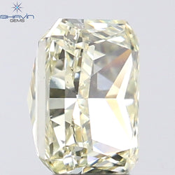 0.70 CT Radiant Shape Natural Diamond Yellow Color VVS1 Clarity (5.40 MM)