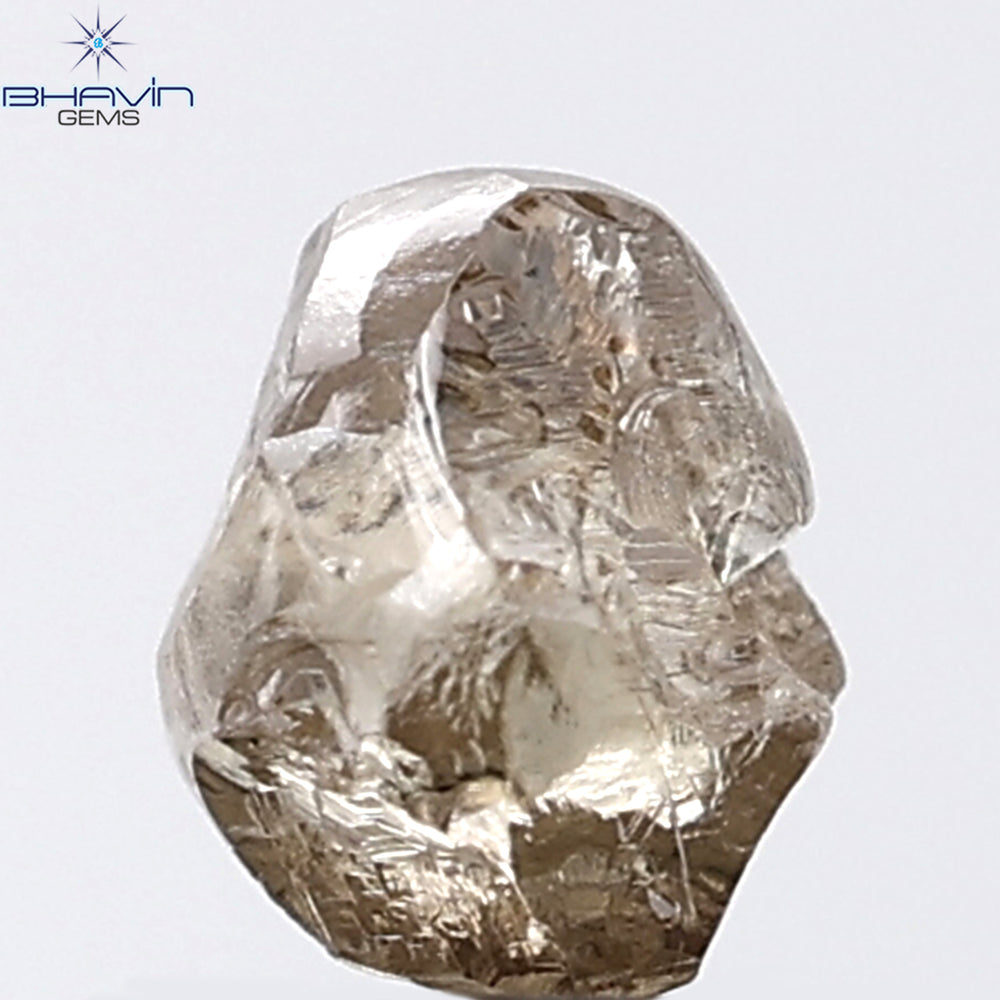 0.90 CT ラフ シェイプ ナチュラル ダイヤモンド ホワイト カラー VS1 クラリティ (5.95 MM)