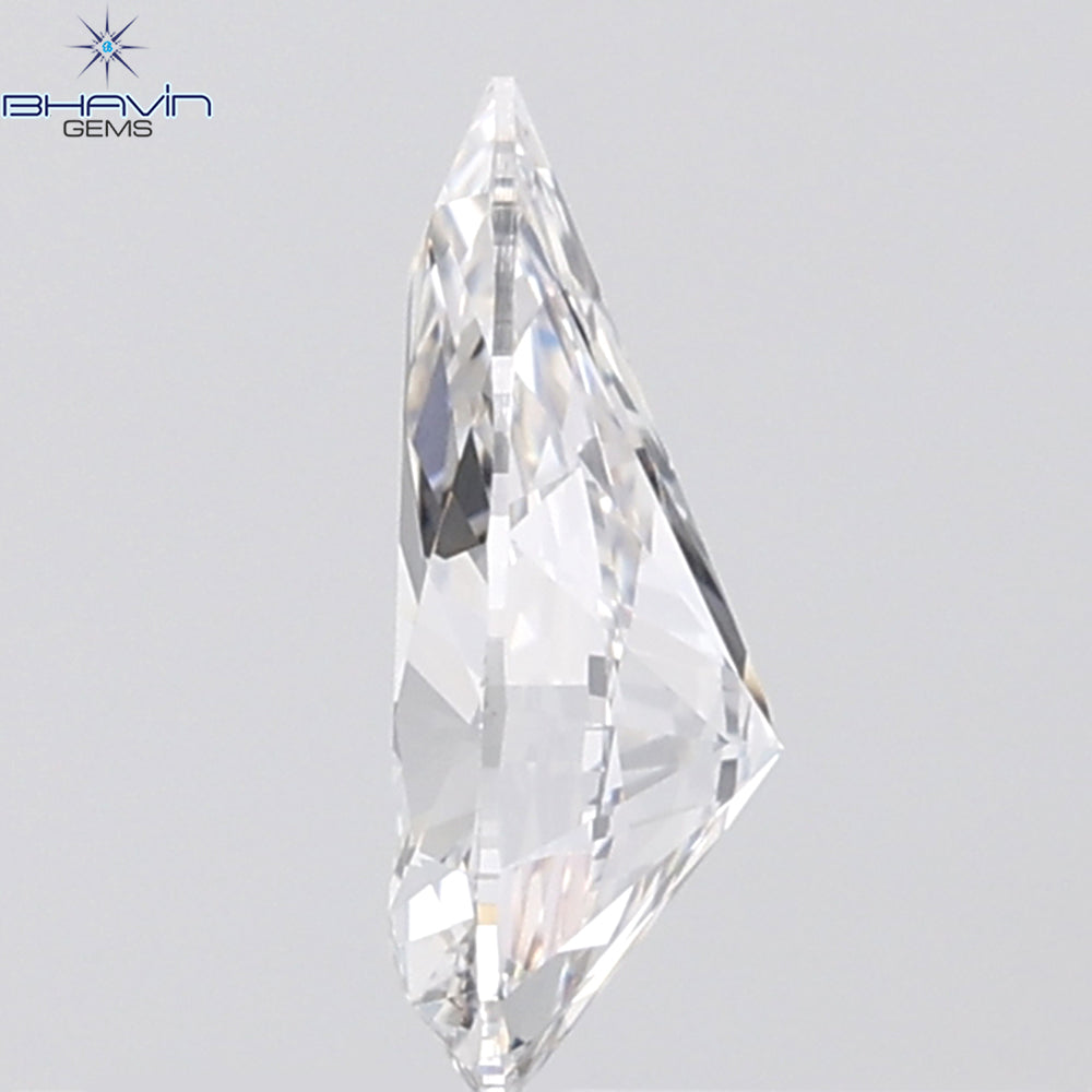 0.12 CT ペアシェイプ ナチュラル ダイヤモンド ピンク色 SI2 クラリティ (3.99 MM)