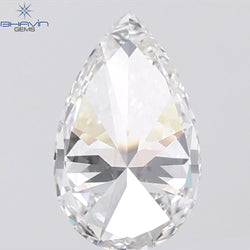 GIA Cerified 1.23 CT Pear Shape Natural Diamond G Color VS1 Clarity (9.72 MM)