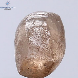 0.90 CT ラフ シェイプ ナチュラル ダイヤモンド ホワイト カラー VS1 クラリティ (5.95 MM)