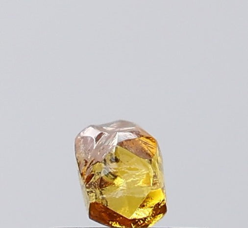 0.33 CT Rough Shape Natural Diamond Orange Color VS1 Clarity (3.96 MM)
