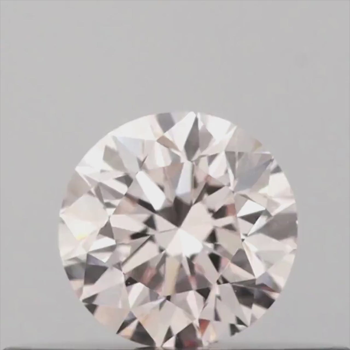 0.26 CT Round Shape Natural Diamond Pink Color VS1 Clarity (4.10 MM)