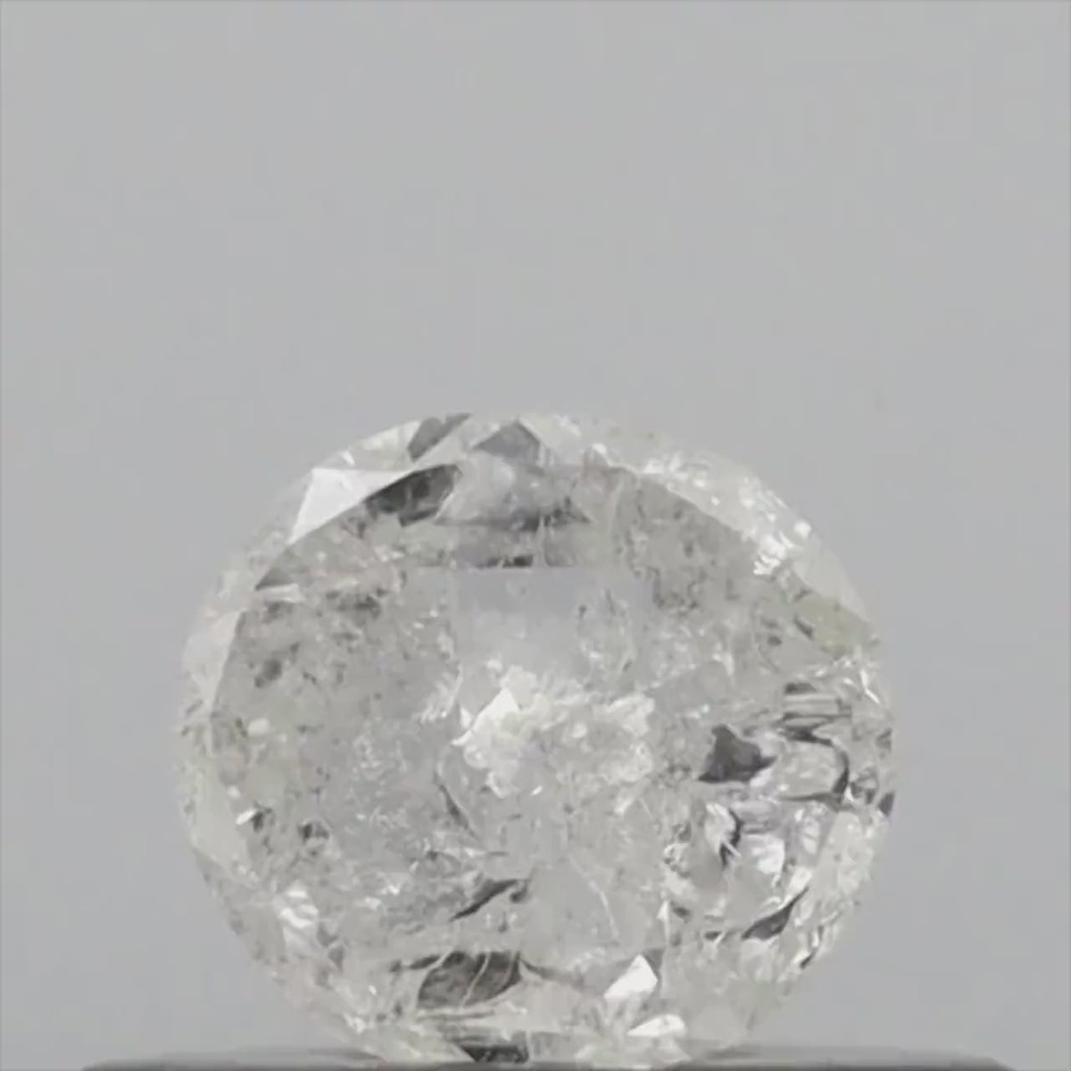 0.26 CT Round Rose Cut Shape Natural Diamond White Color I3 Clarity (4.13 MM)