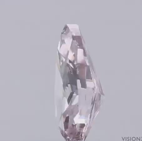 GIA Certified 0.26 CT Pear Diamond Brown Pink Color Natural Loose Diamond (5.34 MM)