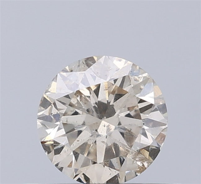 0.18 CT ラウンド ローズ カット シェイプ 天然ダイヤモンド ピンク色 I2 クラリティ (3.86 MM)