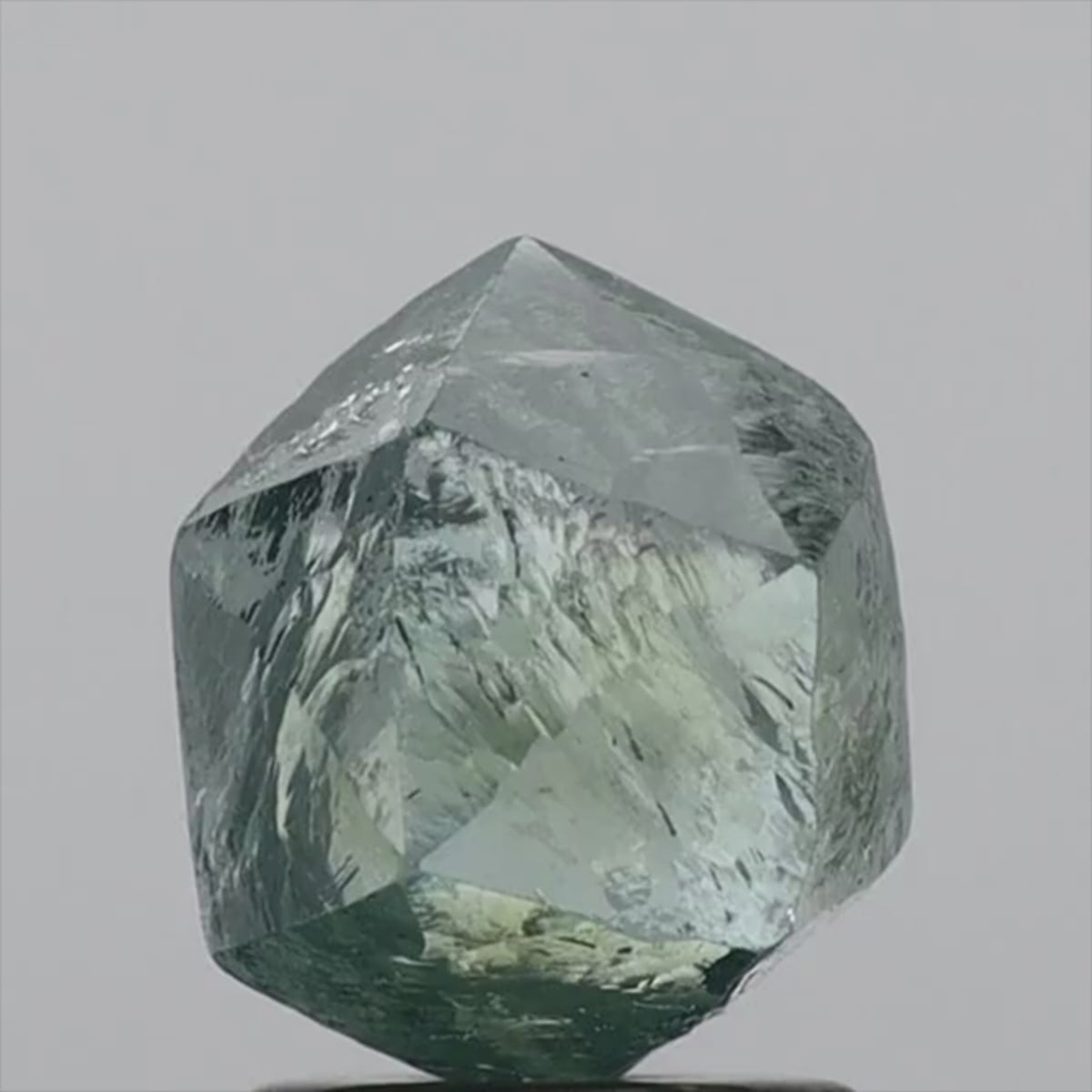 3.10 CT Natural Rough Diamond Enhanced Blue Color Clarity VS2 (8.21 MM)