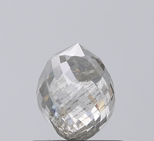 1.41 CT Briolette Shape Natural Diamond White Color I2 Clarity