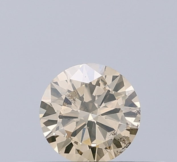 0.19 CT Natural Round Diamond Brown Color Clarity SI (3.89 MM)