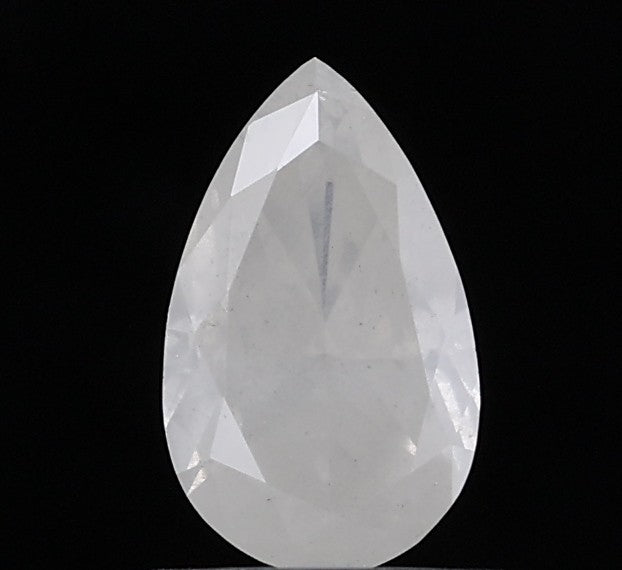 1.00 CT Natural Pear Diamond White Milky Color Clarity I3 (8.31 MM)