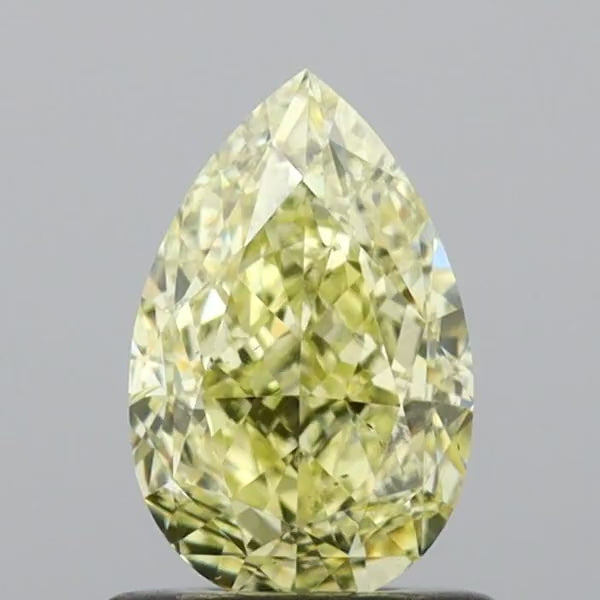 GIA認定 1.27 CT クッションダイヤモンド イエローカラー 天然ダイヤモンド VS1 クラリティ (5.97 MM)