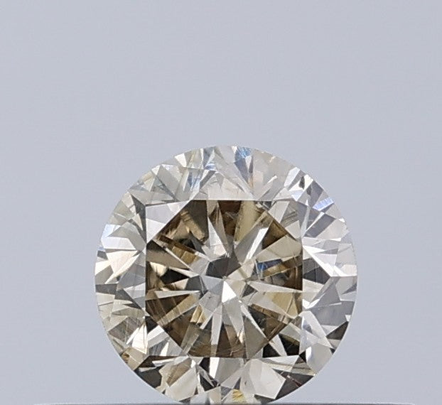 0.25 CT Natural Round Diamond Brown Color Clarity SI (4.05 MM)