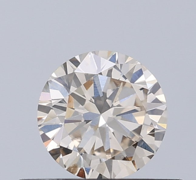 0.36 CT Natural Round Diamond Brown Color Clarity VS1 (4.64 MM)