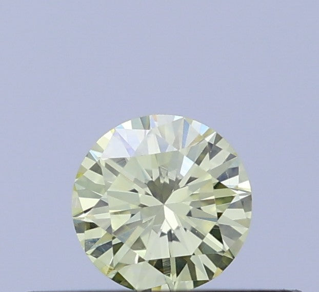 0.19 CT Natural Round Diamond Intense Yellow Color Clarity VS1 (3.83 MM)