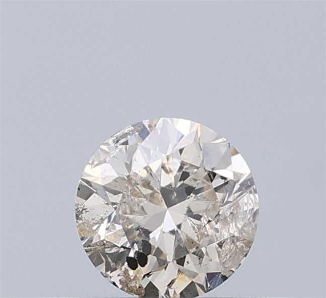 0.18 CT ラウンド ローズ カット シェイプ 天然ダイヤモンド ピンク色 I2 クラリティ (3.86 MM)