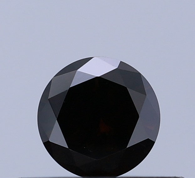 0.28 CT Natural Round Diamond Dark Brown Color Clarity VS2 (4.27 MM)