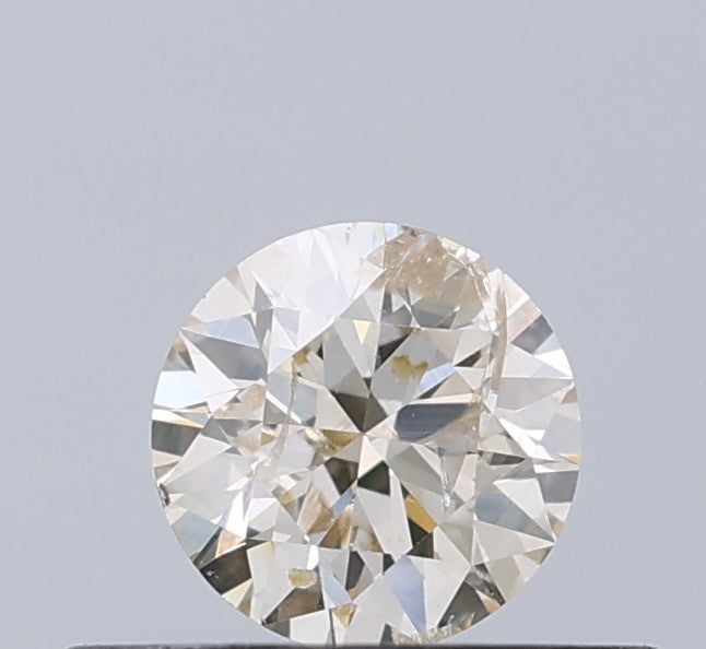 0.18 CT ラウンド ローズ カット シェイプ 天然ダイヤモンド ピンク色 I2 クラリティ (3.86 MM)