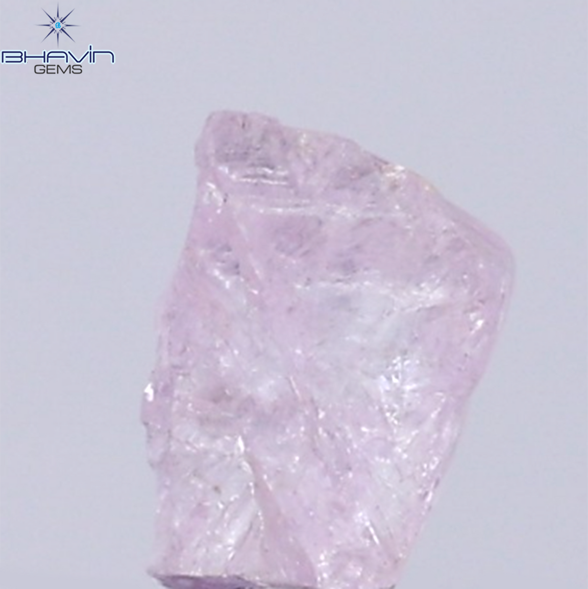 0.43 CT Natural Rough Diamond Pink Color Clarity I1 (4.76 MM)