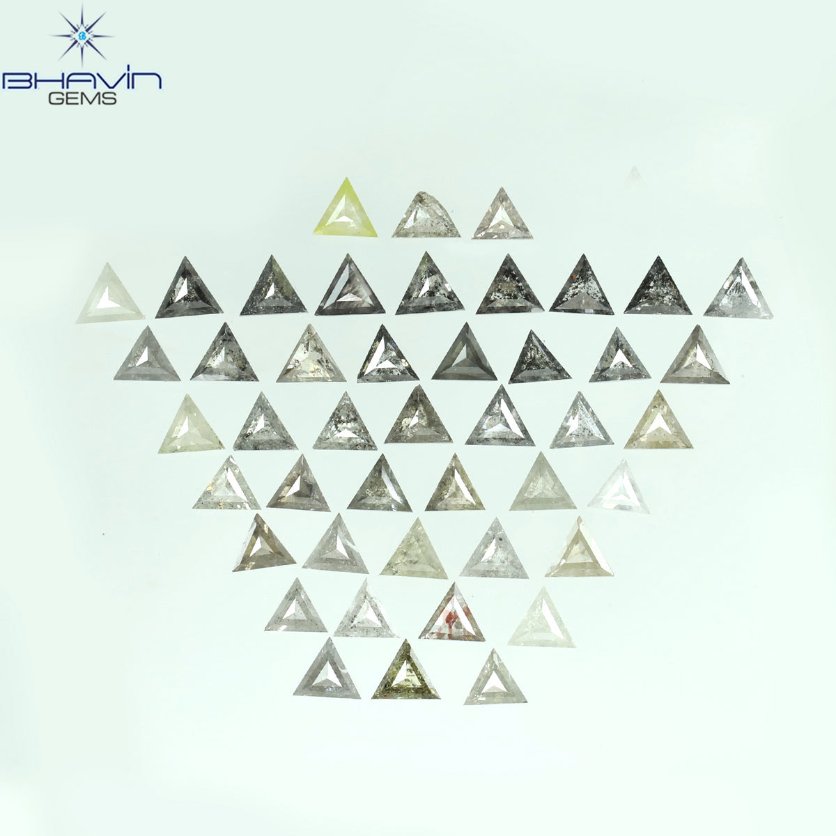 0.05 CT/5 ピース ラウンド シェイプ ナチュラル ルース ダイヤモンド ピンク カラー I1 クラリティ (0.05 MM)