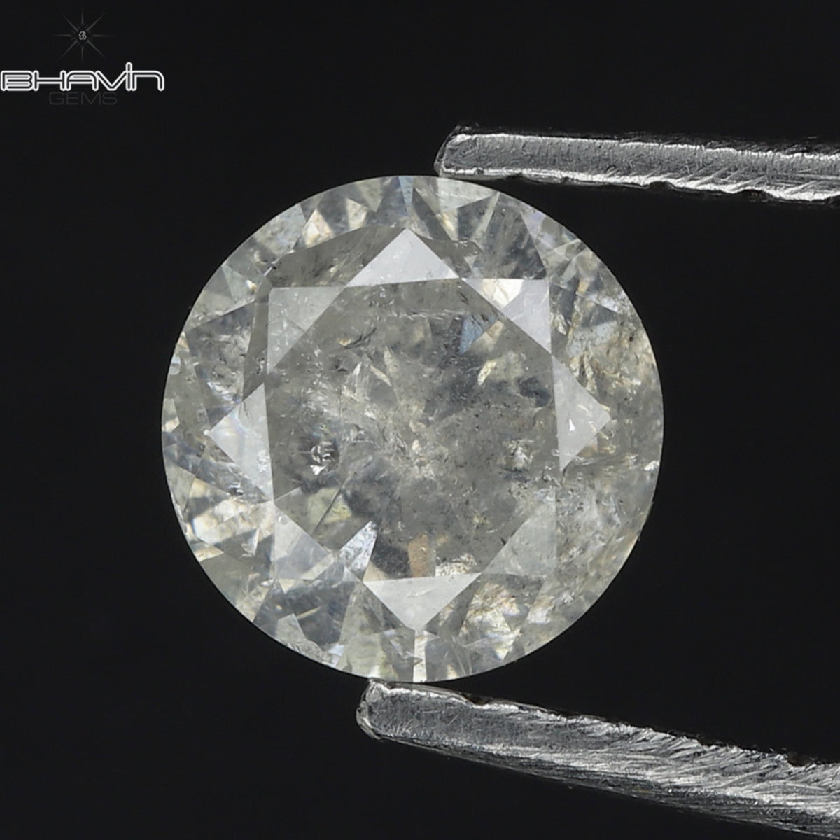 0.42 CT Natural Round Diamond White Color Clarity I3 (4.80 MM)