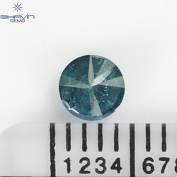 0.27 CT ラウンド ダイヤモンド 天然ダイヤモンド ブルー カラー I3 クラリティ (4.10 MM)