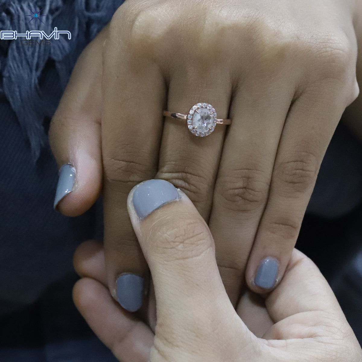 Oval Diamond, Natural Diamond Ring, White Diamond, Gold Ring, Engagement Ring, Wedding Ring, Diamond Ring