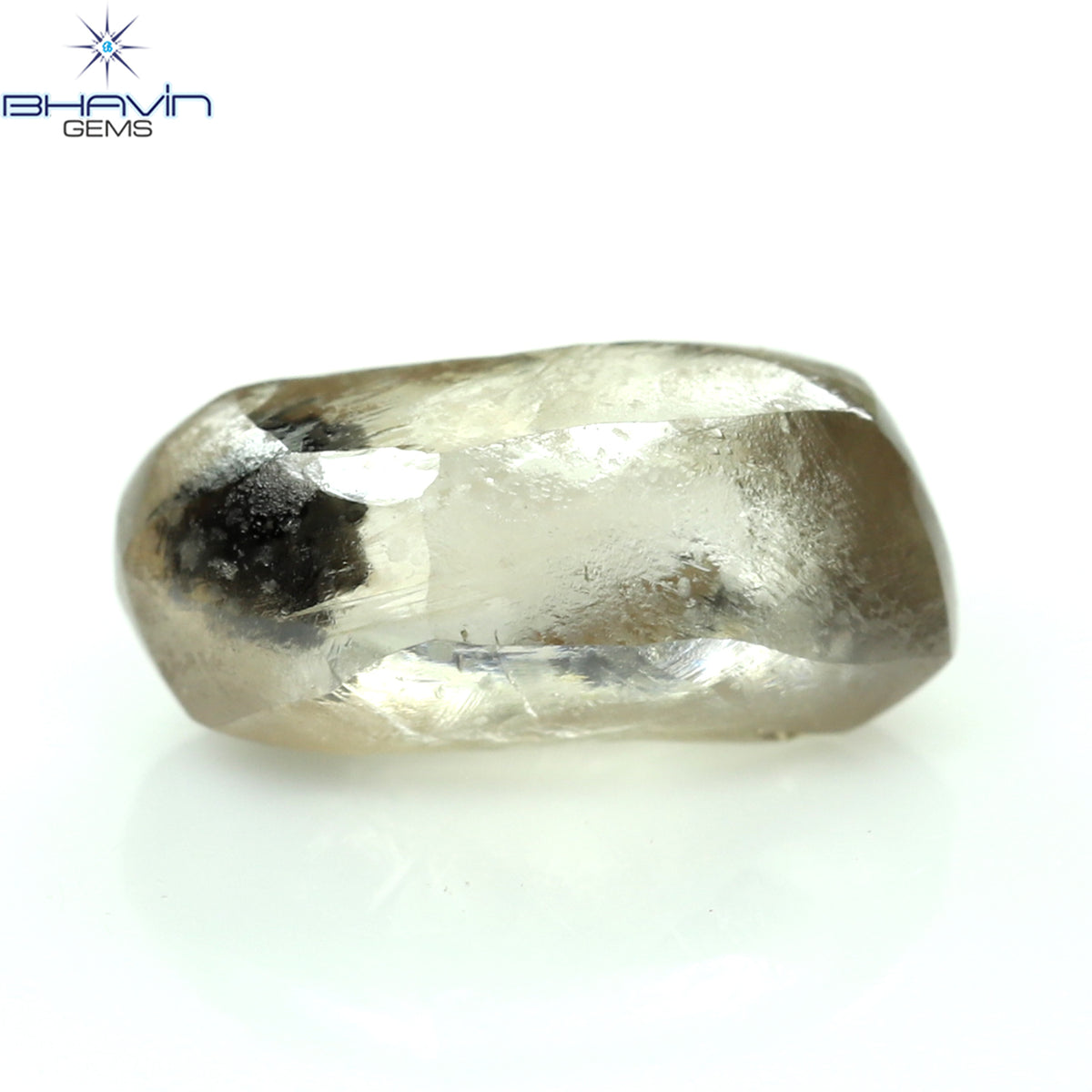 0.84 CT ラフシェイプ ナチュラル ダイヤモンド ピンク色 SI クラリティ (7.26 MM)