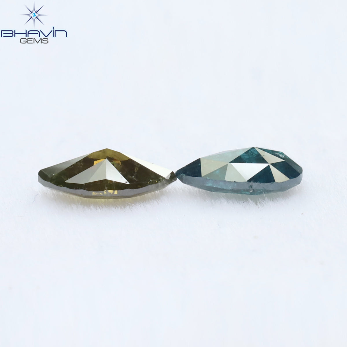 0.29 CT/14 PCS ミックス ダイヤモンド 天然ダイヤモンド ブルー ダイヤモンド SI クラリティ (2.35 MM)