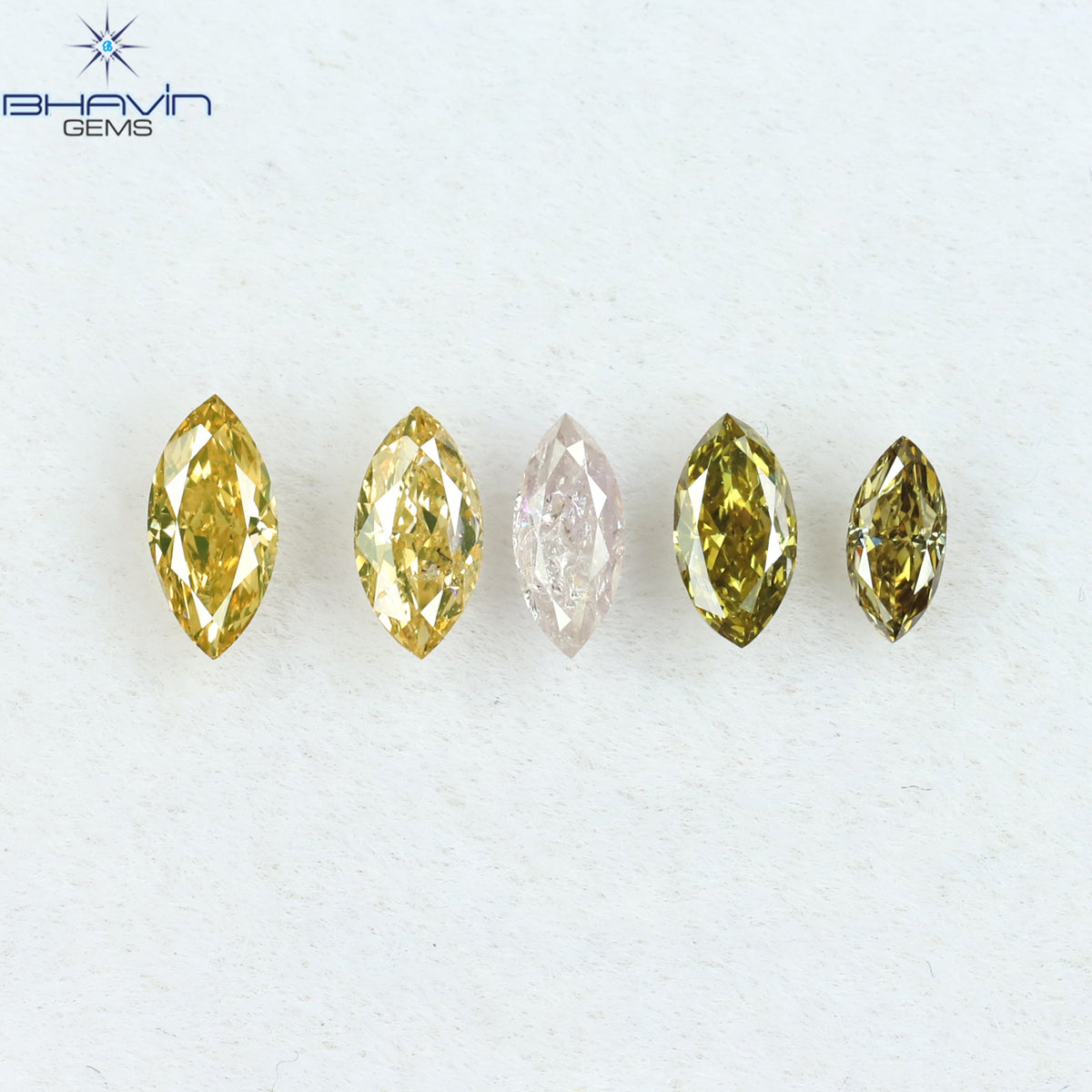 0.05 CT クッションシェイプ 天然ダイヤモンド ピンク色 VS1 クラリティ (2.06 MM)