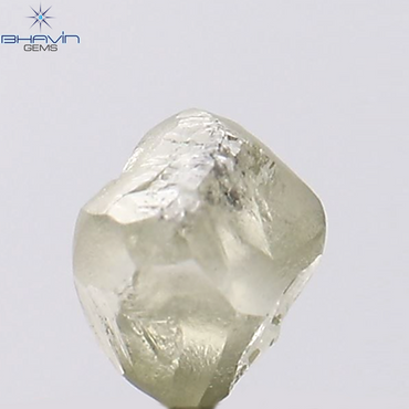 0.67 CT ラフシェイプ ナチュラル ダイヤモンド イエロー カラー SI2 クラリティ (4.67 MM)
