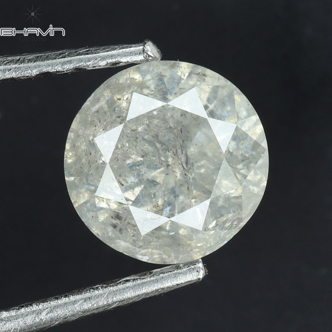 0.56 CT Natural Round Diamond White Color Clarity I3 (5.15 MM)