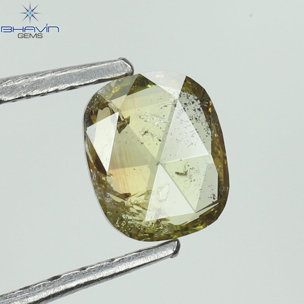 0.30 CT Cushion Diamond Natural Loose Diamond Green Color I2 Clarity (5.08 MM)