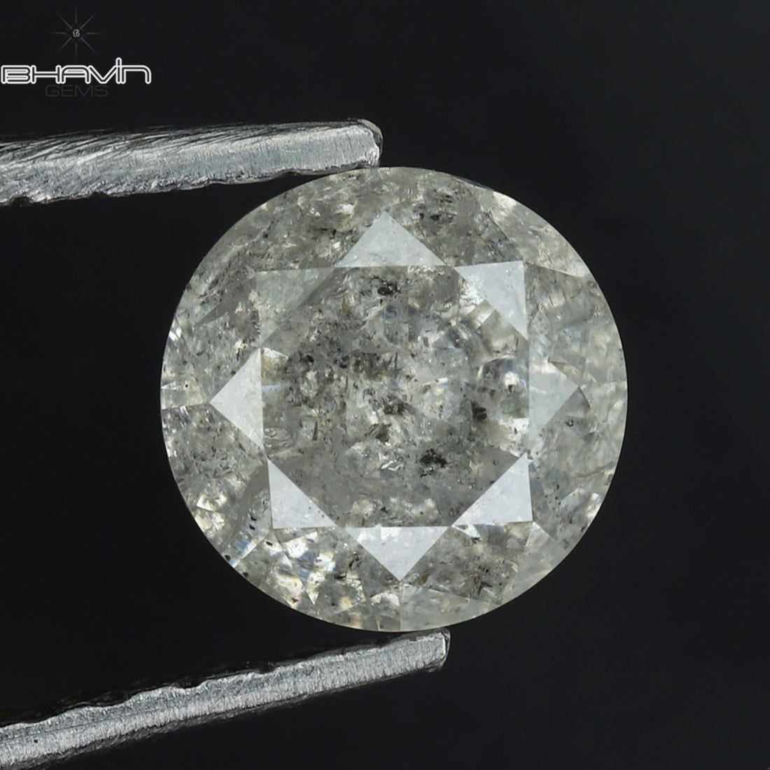 0.65 CT Natural Round Diamond White Color Clarity I3 (5.36 MM)